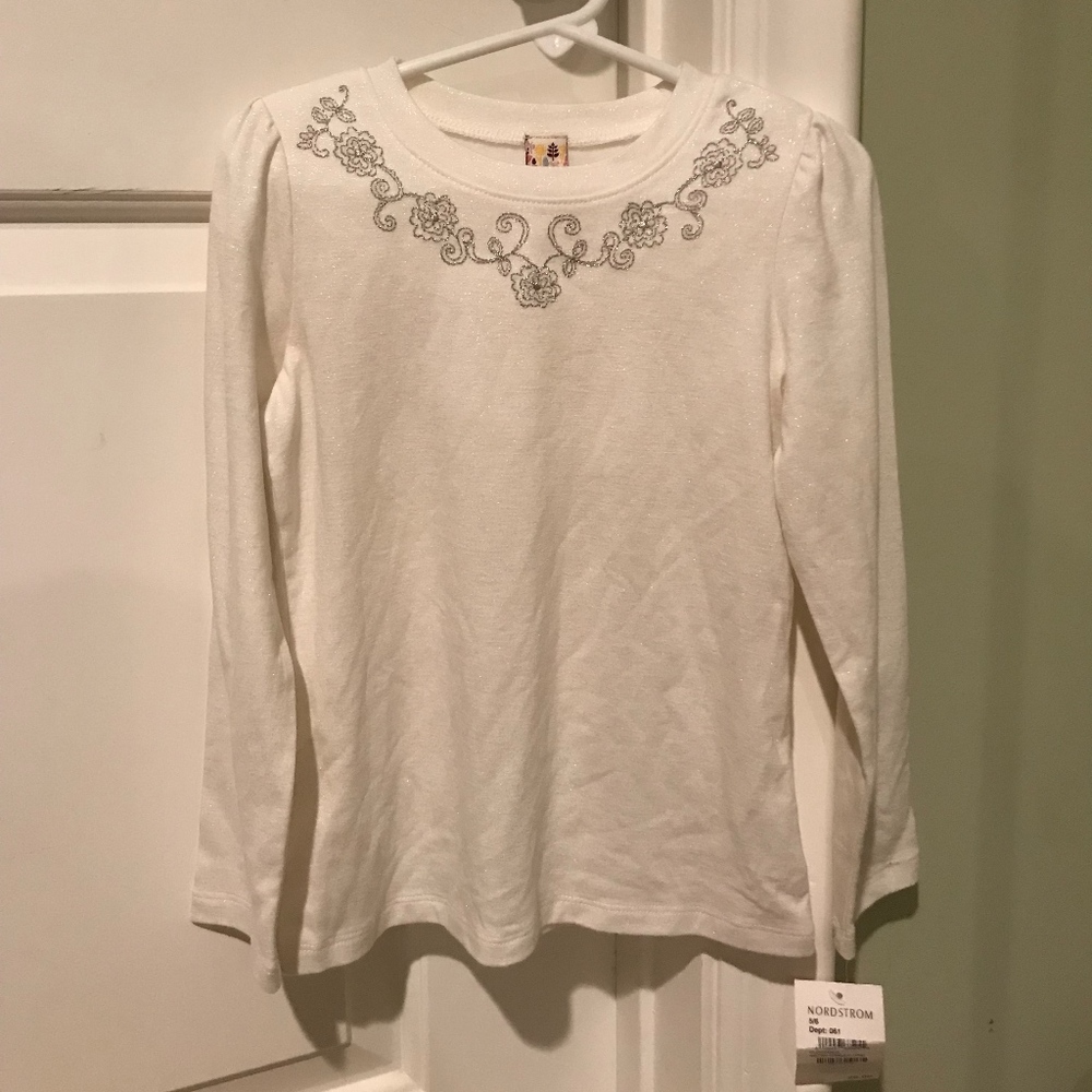 Sweet Ivy Cream Girls Top - NWT